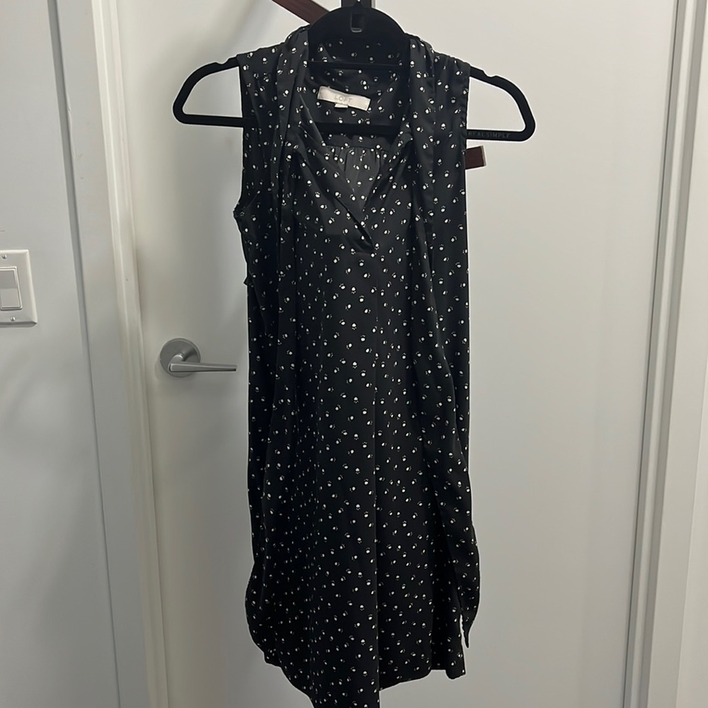 Polka dot tie dress